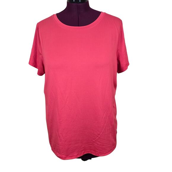 Women's DSG Pink Short Sleeve Athletic Top | Size XL - Picture 1 of 9